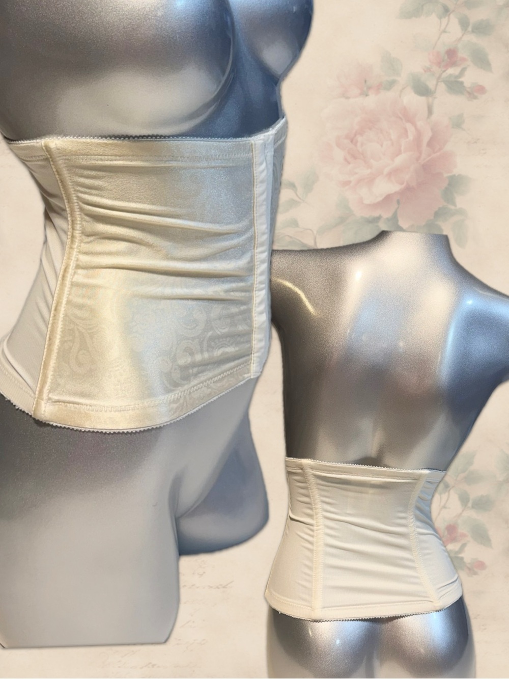 VINTAGE Cupid lingerie waspie corset waist cinch trainer shapewear girdle smooth